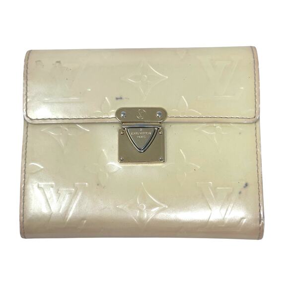 Louis Vuitton LV Monogram Vernis Koala Wallet Cream Yellow - Picture 1 of 10